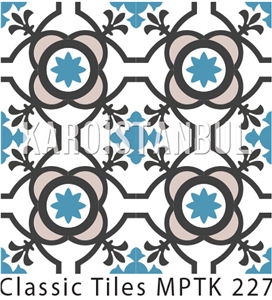 Encaustic Cement Tile, Multicolor Terrazzo and Quartz Stone Tiles