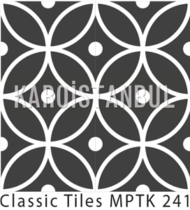 Encaustic Cement Tile, Multicolor Terrazzo and Quartz Stone Tiles