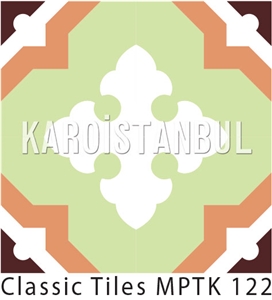 Encaustic Cement Tile, Terrazzo and Quartz Stone Multicolor Turkey Tiles