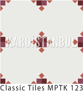 Encaustic Cement Tile, Terrazzo and Quartz Stone Multicolor Turkey Tiles