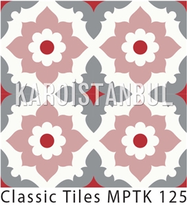 Encaustic Cement Tile, Terrazzo and Quartz Stone Multicolor Turkey Tiles