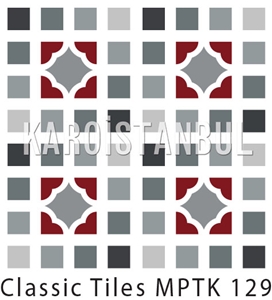 Encaustic Cement Tile, Terrazzo and Quartz Stone Multicolor Turkey Tiles