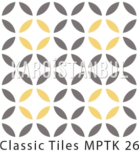 Encaustic Cement Tiles, Terrazzo Tiles, Grey and Yellow Quartz Stone Tiles