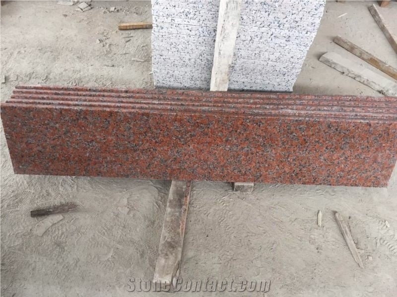 Maple Red Slabs & Tiles, China Red Granite