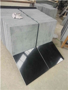 Yixian Black Slabs & Tiles, China Black Granite