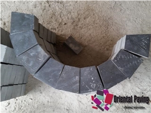 China Black Limestone Blockpaver, Paving Limestone, Cube Limestone, Black Paving Limestone, Landscaping Stone