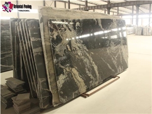 China Marine Black Fantasy Marble Slabs & Tiles China Marine Black Fantasy Marble Slabs & Tiles