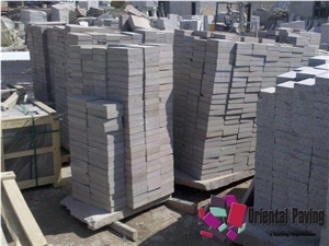 China Natural Purple Sandstone Cube Stone, Purple Sandstone, Paving Sandstone, Landscaping Stone