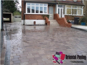 China Purple Wooden Sandstone Pavings, Purple Wooden Cube Stone, Paving Sandstone, Natural Sandstone, Paving Sets, Sandstone Pavers