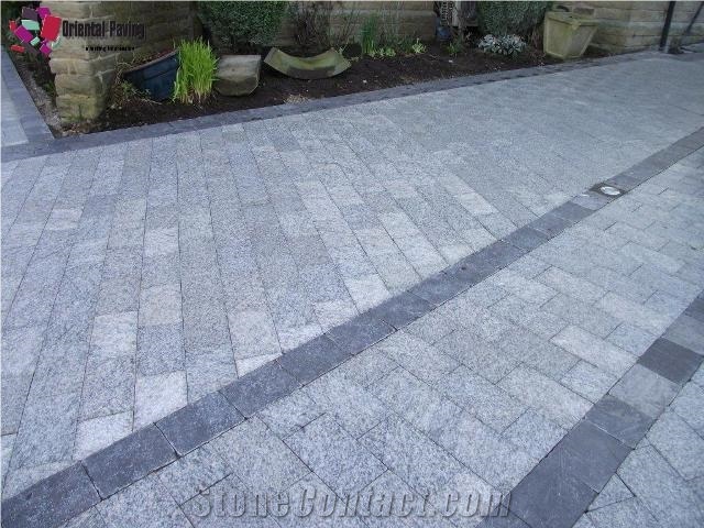 G343 Grey Granite Cubes,G343 Cobble Stone,G343 Pavers,G343 Paving Stone,G343 Countryard Road Pavers