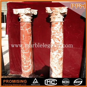 Beige Marble Columns for Sale from Natural Stone Factory