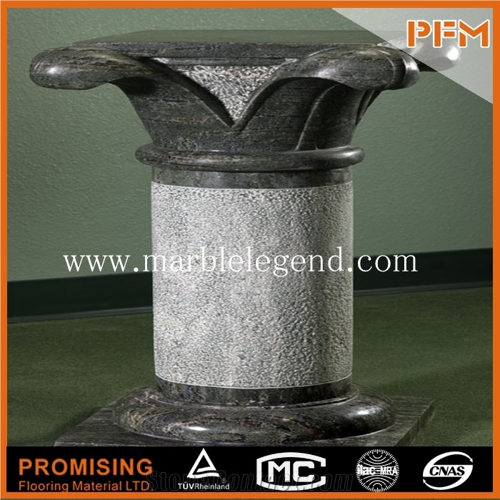 Brown Marble Garden Roman Column & Pillar Roman Column for Sale, Brown Marble Roman Columns