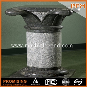Brown Marble Garden Roman Column & Pillar Roman Column for Sale, Brown Marble Roman Columns