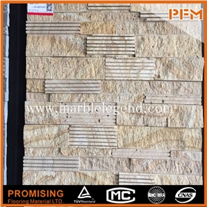 China Beige Slate Cultured Stone for Facade Cladding Panel,Architectural Facade,Wall Facade Clading