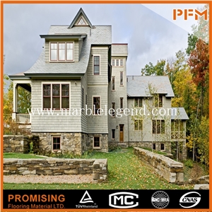 China Grey Slate Facade,Stone Facade,Facade Wall Panel