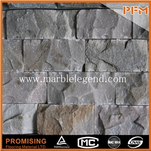 China Grey Slate Mushroom Stone Cladding China Grey Slate Mushroom Stone Cladding