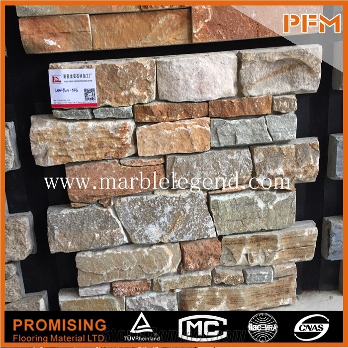 China Grey Slate Mushroom Stone Cladding
