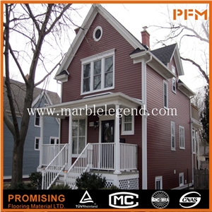 China White Slate Wall Facade Cladding, White Slate Facades