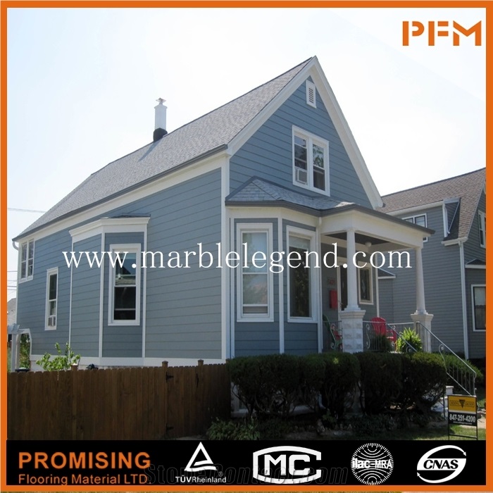 China White Slate Wall Facade Cladding, White Slate Facades