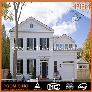 China White Slate Wall Facade Cladding, White Slate Facades
