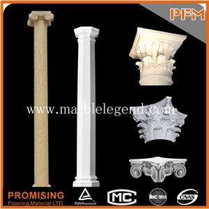 Multicolor Marble Columns and Pillars,Decorative Roman Marble Column , Stone Pillars
