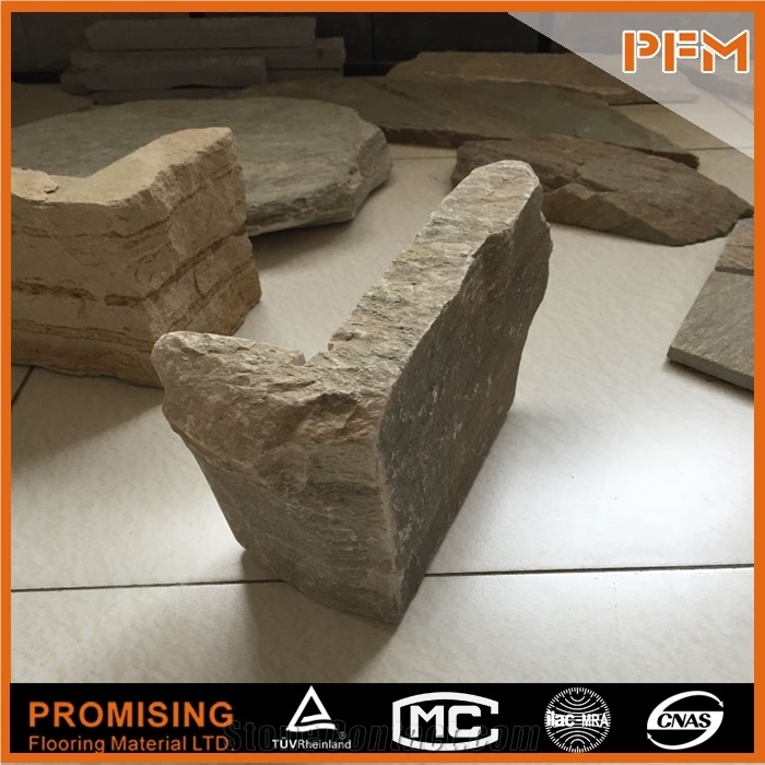 Slate Tile Natural Stone Look Cultured Stone Tile Facade Wall Tile,Exterior Facade Tile