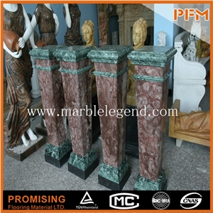 Turkey Yellow Marble Indoor Pillars Interior Decorative Columns,Natural Stone Column