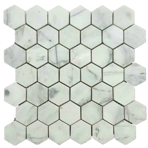 Ming Green Marble Curved Pattern Mosaic, Verde Marble Mosaic Tiles Wall Floor Polished Hotel Bathroom Interior Stone - Gofar