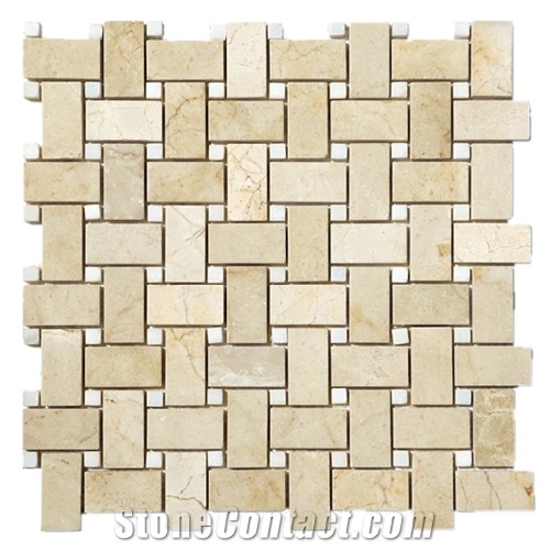Ming Green Marble Curved Pattern Mosaic, Verde Marble Mosaic Tiles Wall Floor Polished Hotel Bathroom Interior Stone - Gofar