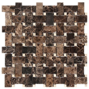 Ming Green Marble Curved Pattern Mosaic, Verde Marble Mosaic Tiles Wall Floor Polished Hotel Bathroom Interior Stone - Gofar