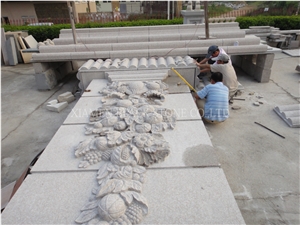 Blue Granite Engravings,Embossments,Reliefs,Wall Reliefs,Shadow,Laser Engravings