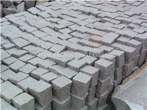 Cobble Stone,Granite Cube Stone,G614 Granite Cobble Stone,Paving Sets,Garden Stepping Pavements