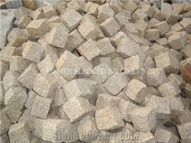 G614 Granite Cube Stone,Cobble Stone,Courty Road Pavers,Paving Sets,Floor Covering,Garden Stepping Pavements