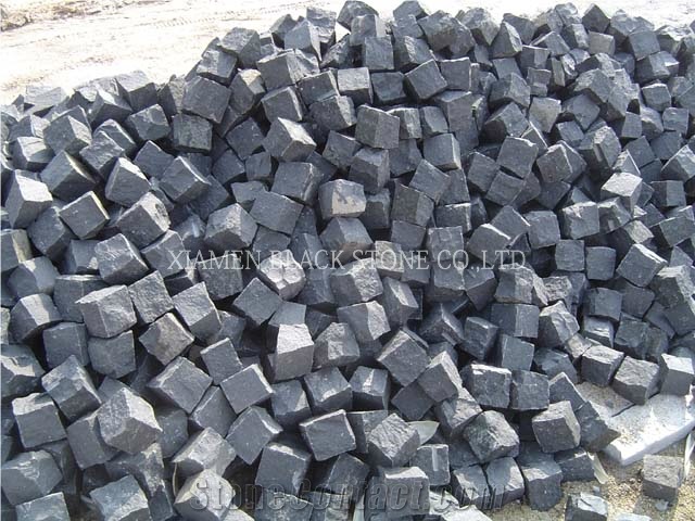 G654 Grey Stone Paving Cube Stone,For Garden Stepping Pavements,Rainwater Drain,Street Gutter,Groove Panels