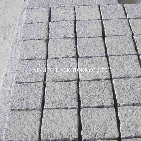 G654 Grey Stone Paving Cube Stone,For Garden Stepping Pavements,Rainwater Drain,Street Gutter,Groove Panels