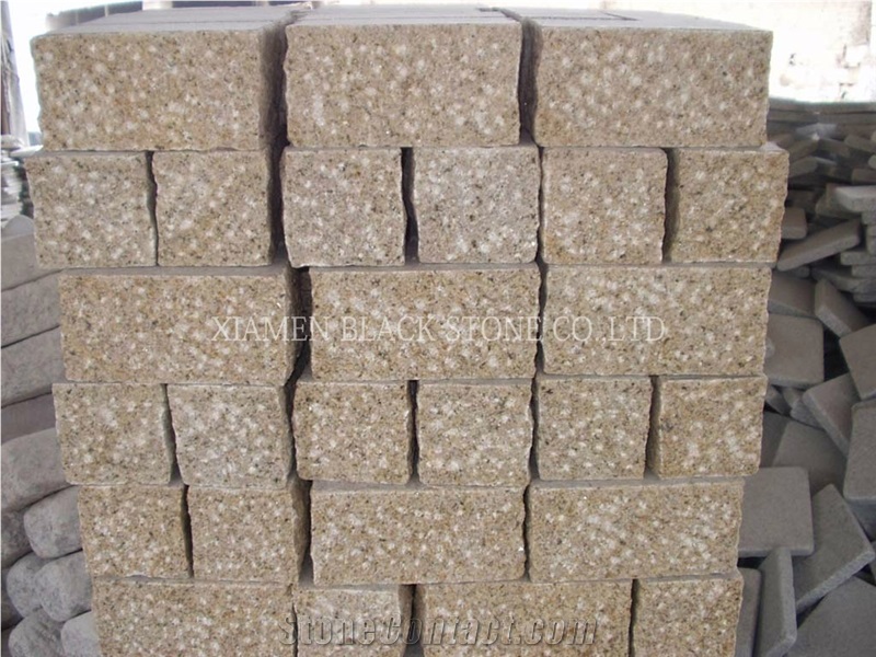 G682 Granite Cube Stone,Cobble Stone,Courty Road Pavers,Paving Sets,Floor Covering