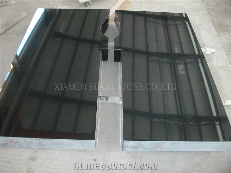Shanxi Black Granite Custom Monuments,Western Style Monuments,Cemetery Tombstones,Family Monuments
