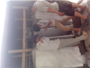 Vietnam Natural Polished Pure White Marble Slab, Vietnam Crystal White Marble