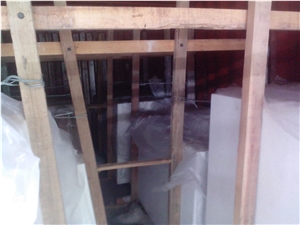 Vietnam Natural Polished Pure White Marble Slab, Vietnam Crystal White Marble