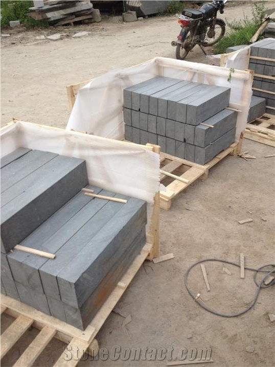 China Black Granite Natural Stone Paving Tiles & Slabs