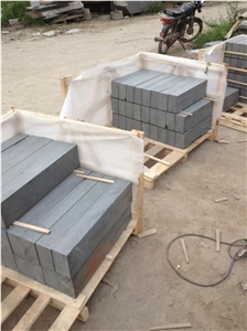 China Black Granite Natural Stone Paving Tiles & Slabs