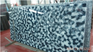Artificial Stone Jade Glass Stone Quartz Stone Reception Artificial Stone Jade Glass Stone Quartz Stone Reception