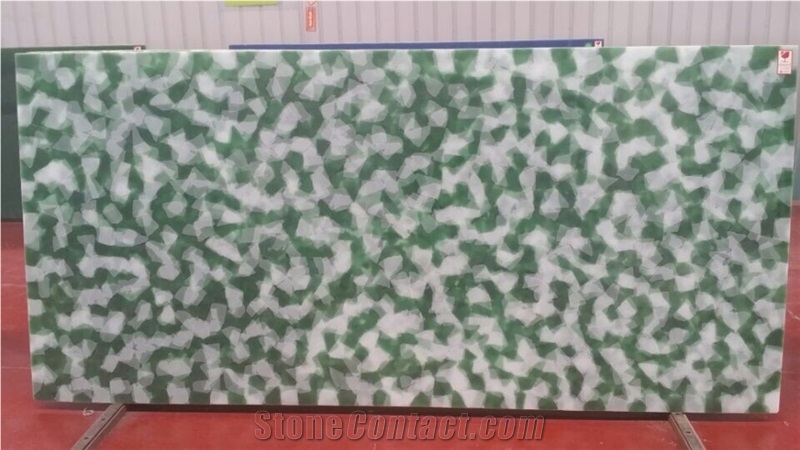 Artificial Stone Jade Glass Stone Quartz Stone Reception