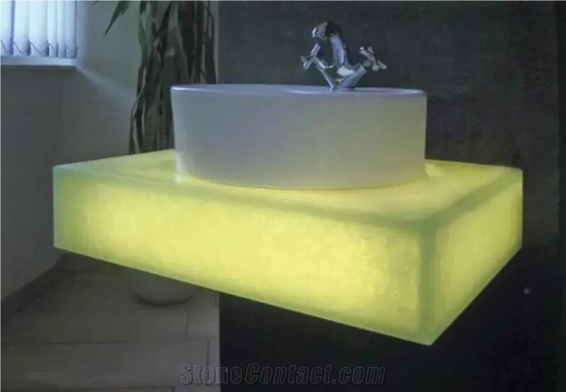 China Supply Green Jade Glass Crystallized Onyx Stone Tiles & Slabs