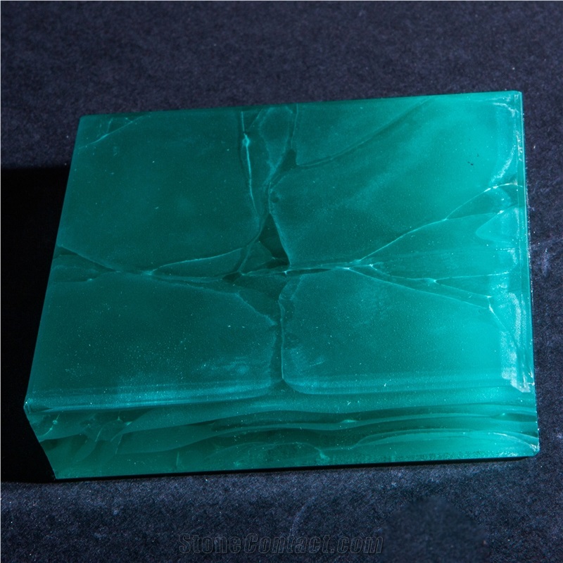 China Supply Multicolor Jade Glass Crystallized Onyx Stone Tiles & Slabs