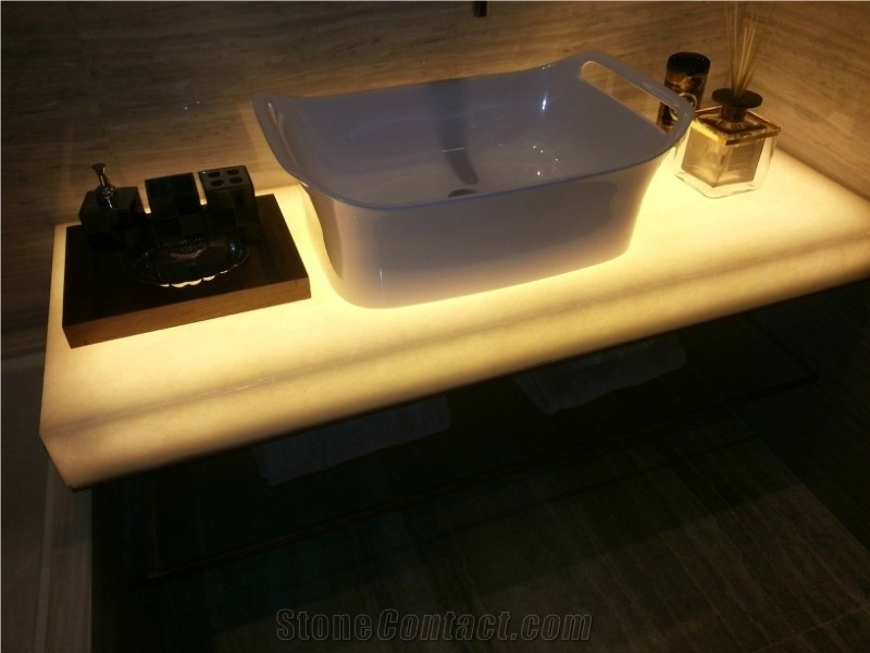 Home Decoration China Supply Blue Jade Glass Crystallized Onyx Stone Tiles & Slabs