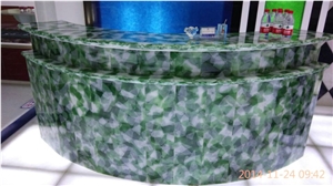 Jade Glass Stone Manmade Stone Tabletops