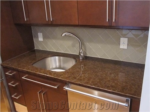 Kitchen Cabinet Table Top Solid Surface/Kitchen Work Tops/Stone Kitchen Tops