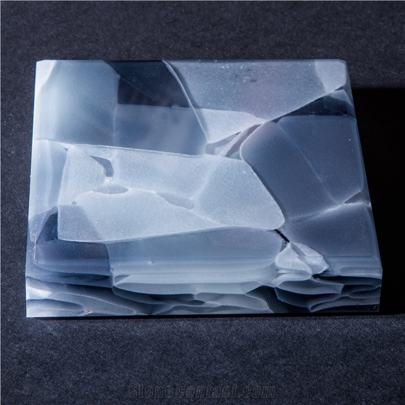 Luxury Hotels China Supply Yellow Jade Glass Crystallized Onyx Stone Tiles & Slabs