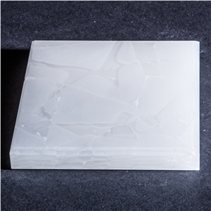 New Tech Envirmental China Supply White Jade Glass Crystallized Onyx Stone Tiles & Slabs